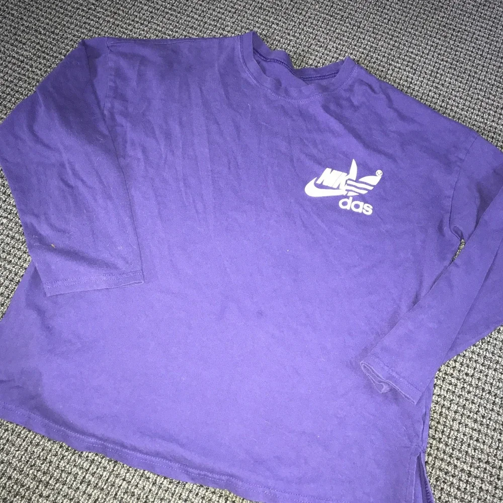 Nikdas Medium Purple Ling Sleeve Tee‎ Shirt